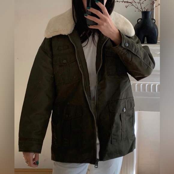 Jakke Green Cargo Jacket - Picture 3 of 3